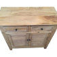 VILLA RUSTIC LOUVRE STYLE BUFFET/SIDEBOARD WITH 2 DOORS & 2 DRAWERS  - MyChocolateWood