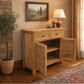 VILLA RUSTIC LOUVRE STYLE BUFFET/SIDEBOARD WITH 2 DOORS & 2 DRAWERS  - MyChocolateWood