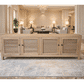 VILLA LOUVRE STYLE TALL TV/ENTERTAINMENT UNIT 4 DOORS IN RECYCLED ELM 200CM - MyChocolateWood