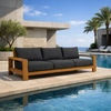 ALANYA HAMPTONS OUTDOOR 3-SEATER SOFA SETTEE EUCALYPTUS FRAME DARK CHARCOAL (Copy) - MyChocolateWood