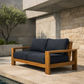 ALANYA HAMPTONS OUTDOOR 2-SEATER SOFA SETTEE EUCALYPTUS FRAME DARK CHARCOAL - MyChocolateWood