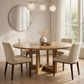 TORRENT ROUND DINING TABLE IN SOLID VICTORIAN ASH 180CM - CUSTOM MADE - MyChocolateWood
