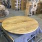 FITAN SOLID OAK ROUND DINING TABLE 120CM NATURAL - MyChocolateWood