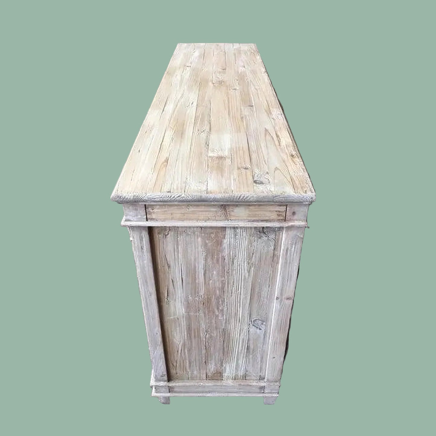 PROVENZ RECYCLED ELM RUSTIC 4-DOOR BUFFET SIDEBOARD 165CM