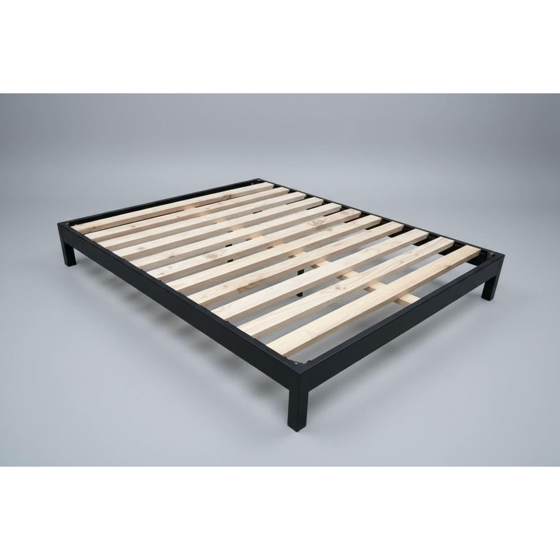 Ferguson Flush Bachelor Bed in Black - Chocolate Wood
