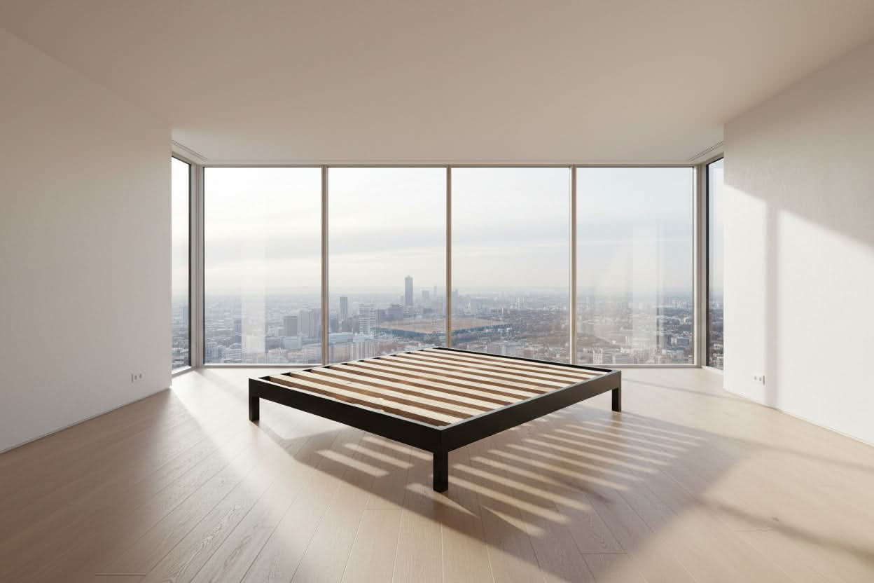 FERGUSON FLUSH VIC ASH KING SINGLE BACHELOR BED MADE TO ORDER BLACK - MyChocolateWood