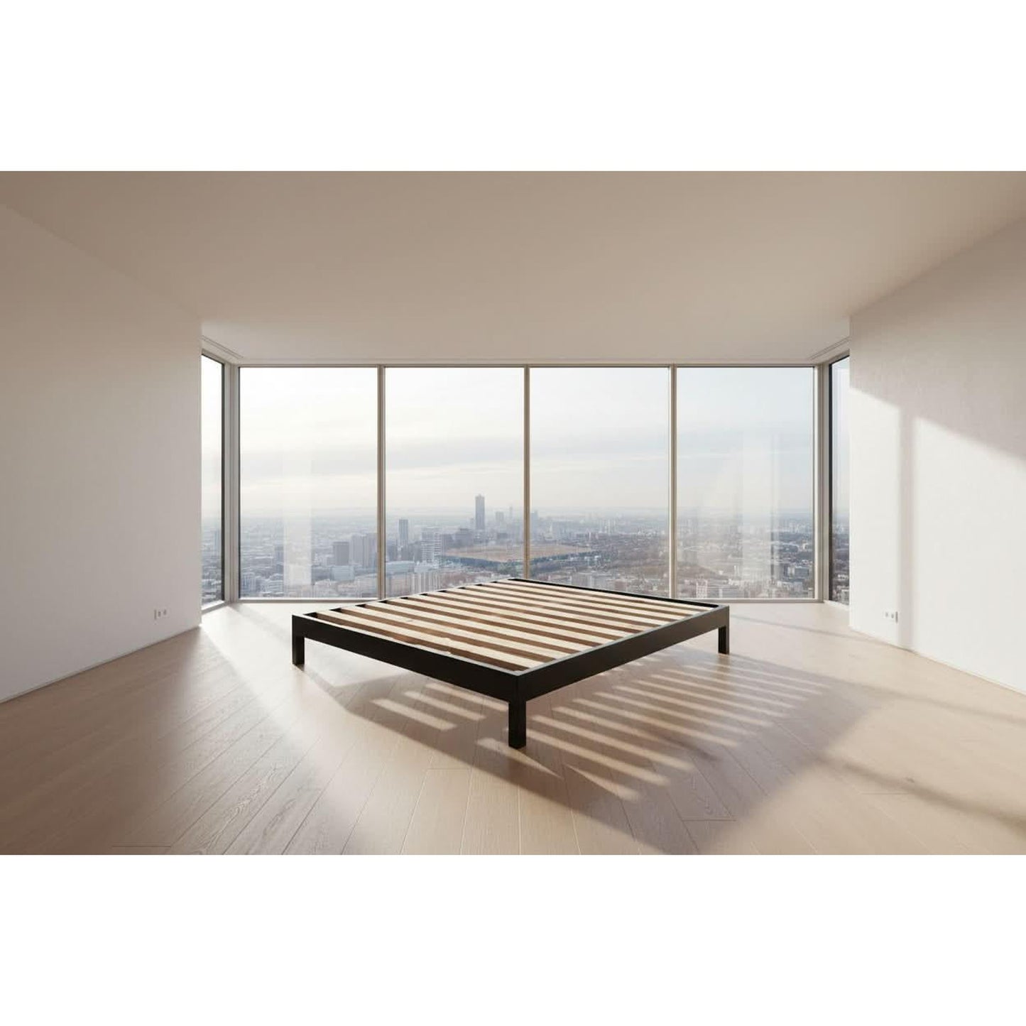 Ferguson Flush Bachelor Bed in Black - Chocolate Wood