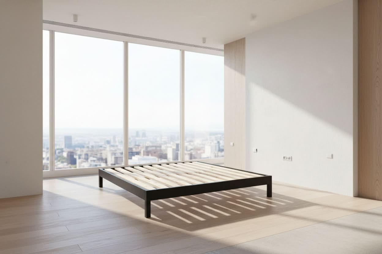 FERGUSON FLUSH VIC ASH KING SINGLE BACHELOR BED MADE TO ORDER BLACK - MyChocolateWood