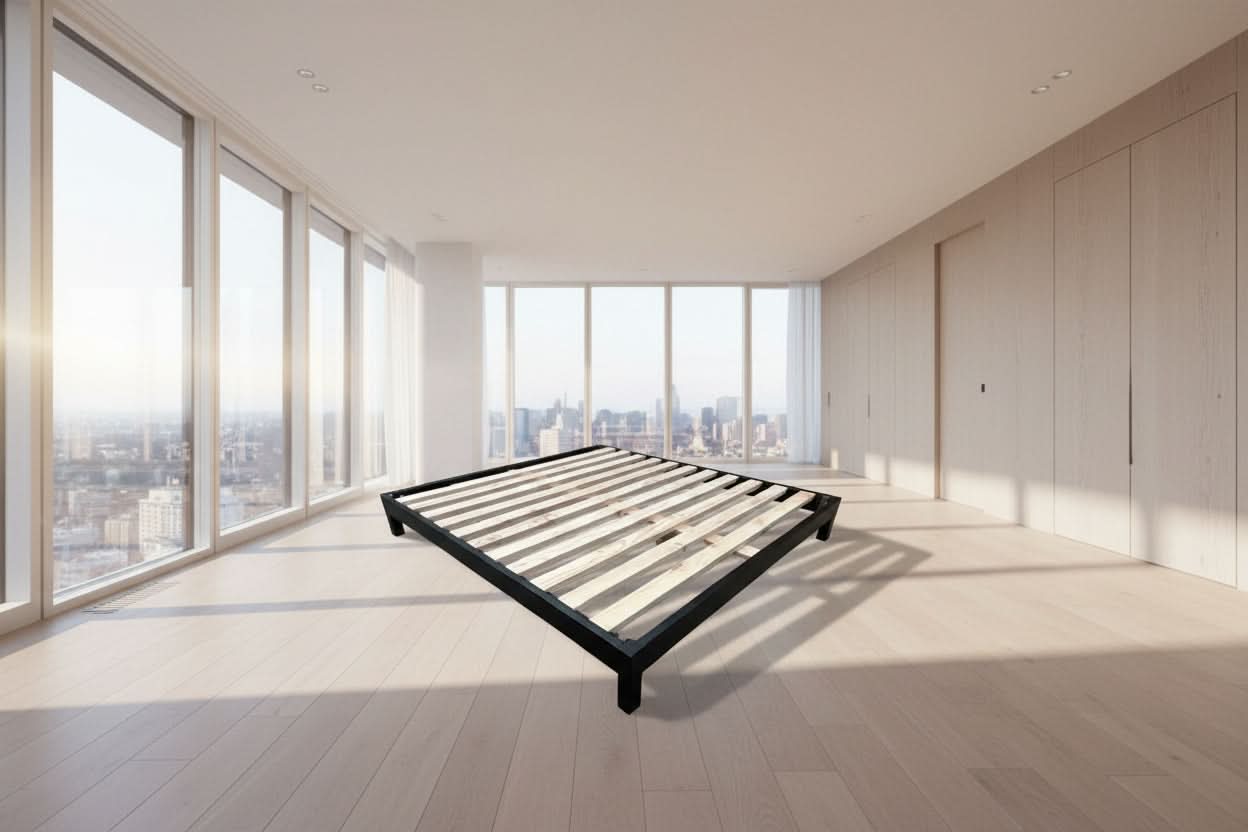 FERGUSON FLUSH VIC ASH KING SINGLE BACHELOR BED MADE TO ORDER BLACK - MyChocolateWood