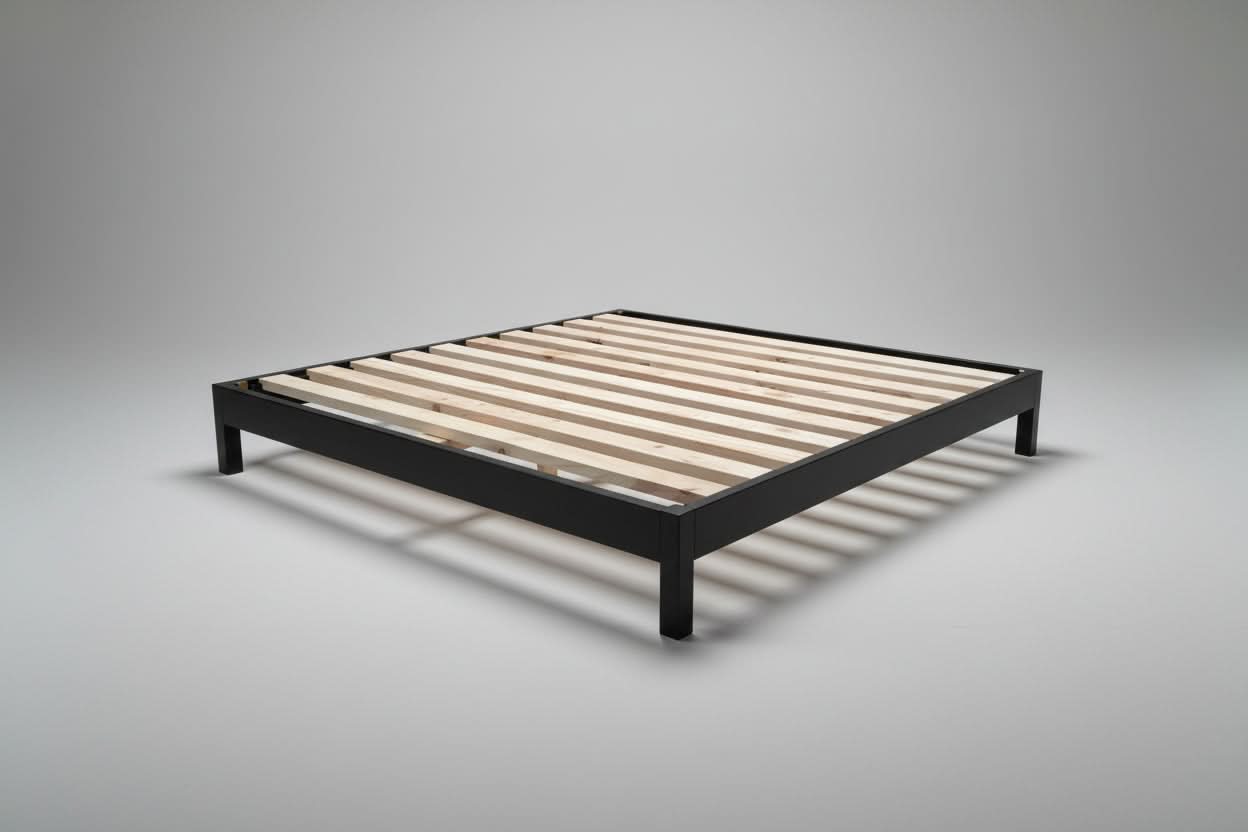 FERGUSON FLUSH VIC ASH KING SINGLE BACHELOR BED MADE TO ORDER BLACK - MyChocolateWood