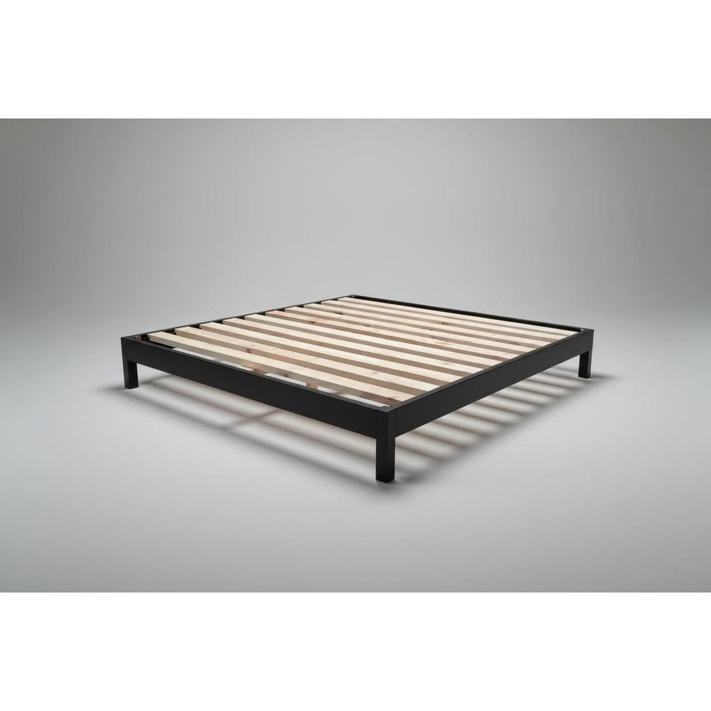 Ferguson Flush Bachelor Bed in Black - Chocolate Wood