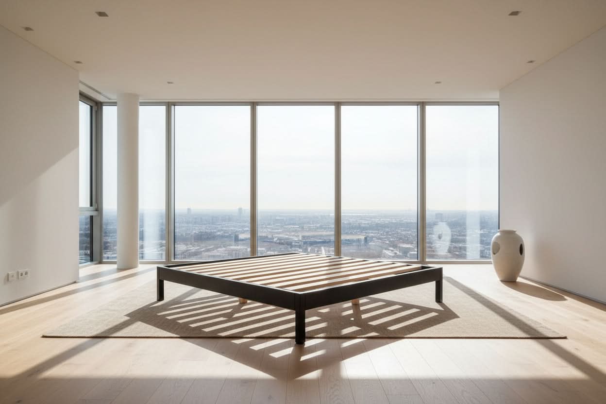 FERGUSON FLUSH VIC ASH KING SINGLE BACHELOR BED MADE TO ORDER BLACK - MyChocolateWood