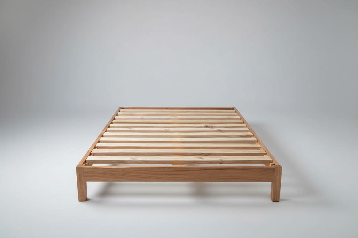 FERGUSON FLUSH SOLID PINE SUPER KING BACHELOR BED MADE TO ORDER CLEAR LACQUER - MyChocolateWood
