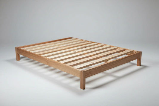 FERGUSON FLUSH SOLID PINE SUPER KING BACHELOR BED MADE TO ORDER CLEAR LACQUER - MyChocolateWood