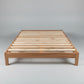 FERGUSON FLUSH SOLID PINE SUPER KING BACHELOR BED MADE TO ORDER CLEAR LACQUER - MyChocolateWood