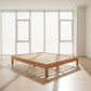 FERGUSON FLUSH SOLID PINE SUPER KING BACHELOR BED MADE TO ORDER CLEAR LACQUER - MyChocolateWood