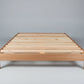 FERGUSON FLUSH SOLID PINE SUPER KING BACHELOR BED MADE TO ORDER CLEAR LACQUER - MyChocolateWood