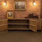 MAGNOLIUS  SOLID OAK RUSTIC TV UNIT 160CM - MyChocolateWood