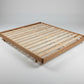 MALANYA SOLID VIC ASH BED WITH CURVED EDGES & FLOATING LEGS WITH DANISH OIL - MADE TO ORDER (Copy)