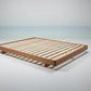 MALANYA SOLID VIC ASH BED WITH CURVED EDGES & FLOATING LEGS WITH DANISH OIL - MADE TO ORDER (Copy)