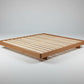MALANYA SOLID VIC ASH BED WITH CURVED EDGES & FLOATING LEGS WITH DANISH OIL - MADE TO ORDER (Copy)
