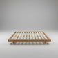 MALANYA SOLID VIC ASH BED WITH CURVED EDGES & FLOATING LEGS WITH DANISH OIL - MADE TO ORDER (Copy)