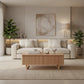 Mistral Ash Timber Coffee Table in Natural 120cm