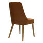 RONIN VINTAGE LEATHER DINING CHAIR - SOLID TIMBER FRAME - NATURAL/TAN - MyChocolateWood