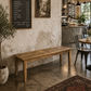 LENNON RUSTIC PROVINCIAL RECYCLED ELM BENCH PARQUETRY TOP - 3 SIZES - MyChocolateWood