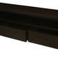TANAKA SOLID MAHOGANY TV UNIT WITH 3 DRAWERS IN CHOCOLATE 190CM - MyChocolateWood