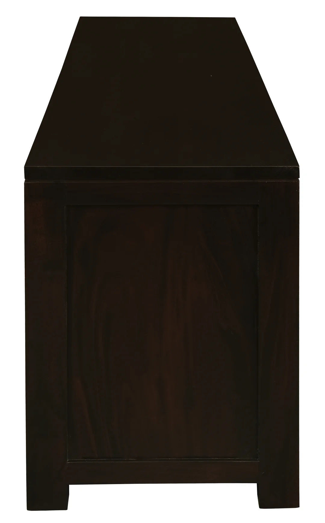 TANAKA SOLID MAHOGANY TV UNIT WITH 3 DRAWERS IN CHOCOLATE 190CM - MyChocolateWood