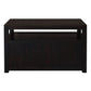 Tanaka Solid Mahogany Small TV Unit 97cm with 2 Doors in Chocolate - Chocolate Wood