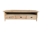 FITAN SOLID OAK  3-DRAWER TELEVISION UNIT ETU NATURAL 180CM - MyChocolateWood
