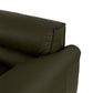 Sparkler olive leather lounge set