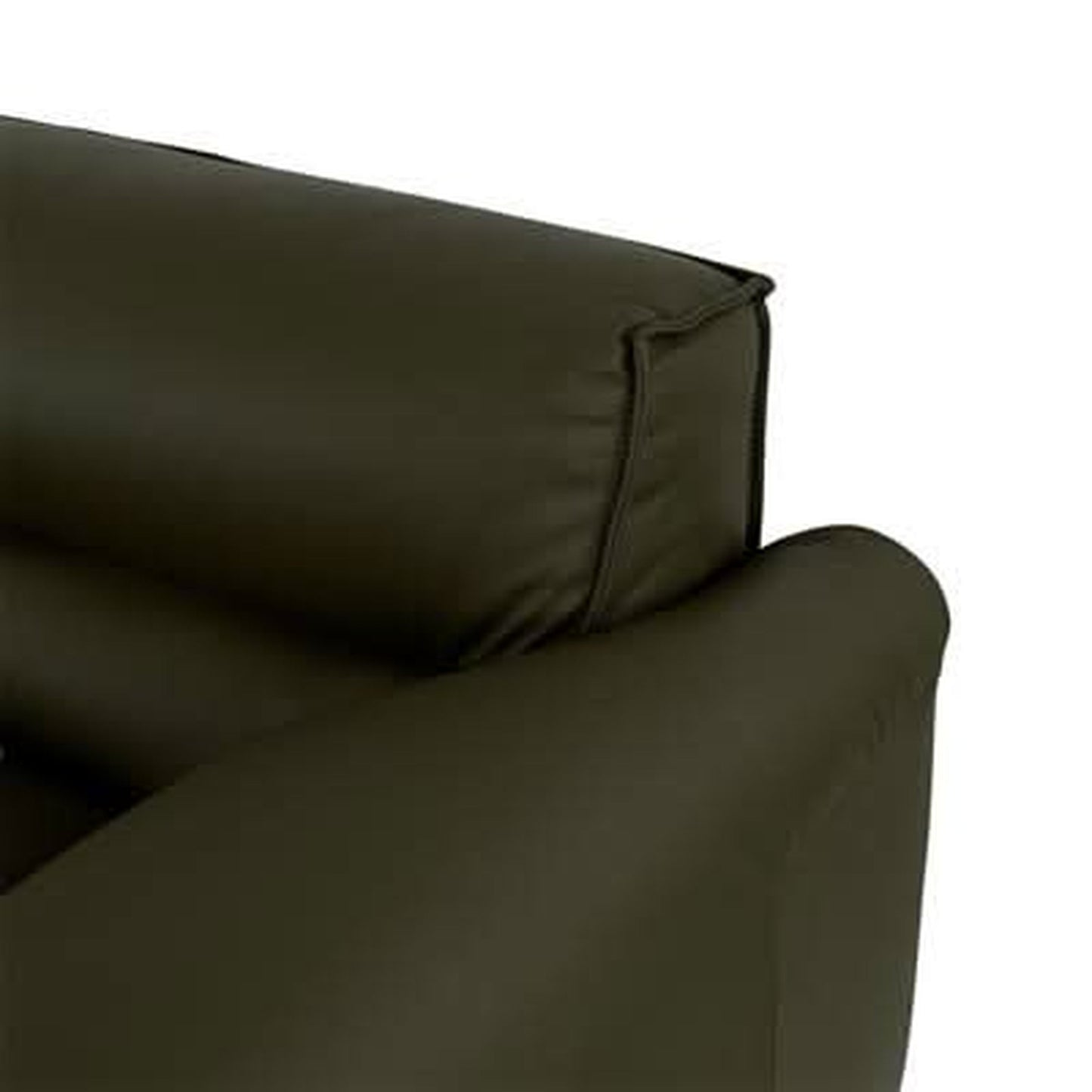 Sparkler olive leather lounge set