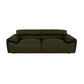 Sparkler olive leather lounge set