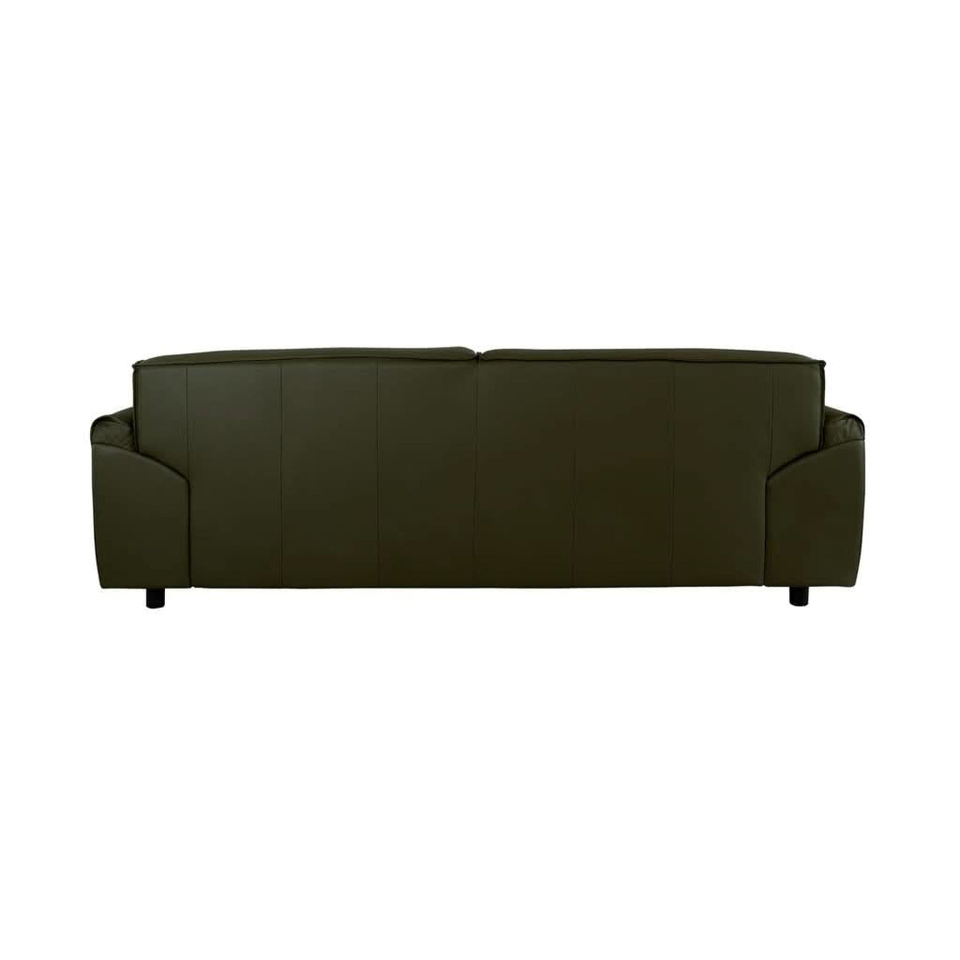 Sparkler olive leather lounge set