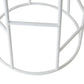 JACE WHITE STEEL BAR STOOL - WHITE LINEN - MyChocolateWood