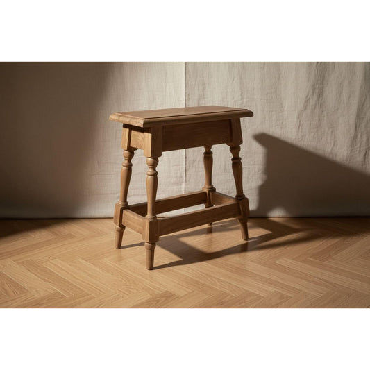 MORO RECLAIMED ELM BAR STOOL 45CM ROUNDED FOOT