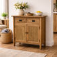 FITAN SOLID OAK CABINET/CUPBOARD/BUFFET 2 DRAWERS 2-DOORS - MyChocolateWood