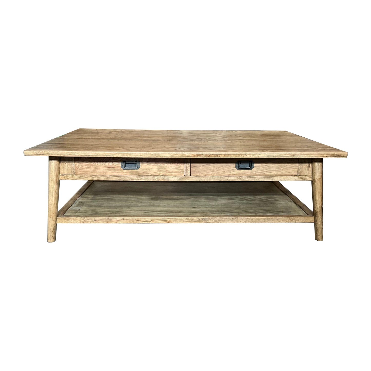 FITAN SOLID OAK 2 DRAWER COFFEE ERABLE NATURAL 130CM