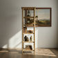 FITAN SOLID OAK SKINNY 5-SHELF BOOKCASE BOOKSHELF/DISPLAY SHELVES - MyChocolateWood