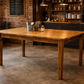 LINDI RUSTIC COUNTRY DINING TABLE RECYCLED ELM WOOD TIMBER FARMHOUSE IN HONEY - 3 SIZES - MyChocolateWood