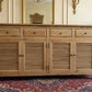 PALM BEACH BUFFET/SIDEBOARD 4 DOORS 4 DRAWERS LOUVRE STYLE IN SOLID OAK - MyChocolateWood