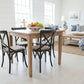 TARA 4-SEATER SQUARE DINING TABLE IN SOLID OAK WITH A NATURAL FINISH 90CM - MyChocolateWood