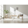 Tara Solid Oak Bench in Natural - Chocolate Wood