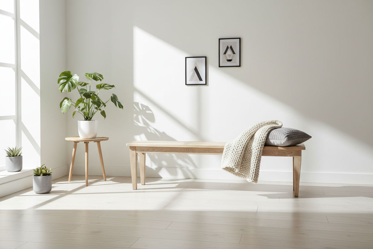 TARA SOLID OAK BENCH NATURAL FULL LENGTH - 3 SIZES - MyChocolateWood
