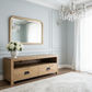 TARA SOLID OAK 2 DRAWERS TV/ENTERTAINMNET UNIT - MyChocolateWood