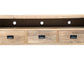 TARA SOLID OAK 3 DRAWERS TV/ENTERTAINMNET UNIT - MyChocolateWood