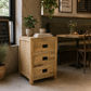 TARA SOLID OAK 3 DRAWERS BEDSIDE TABLE - MyChocolateWood